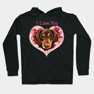 I Love You Sausage Hoodie